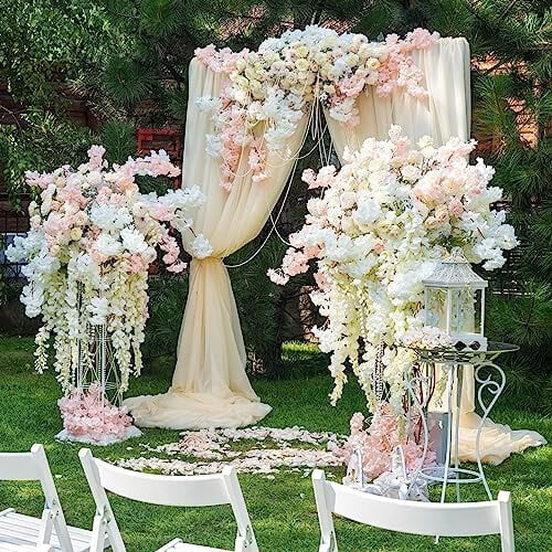 Cherry Blossom Garland Artificial Silk Flowers 6 Pack 1