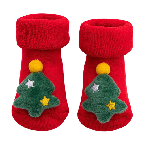 Halkfria socksockor för småbarn 0-3 år termos