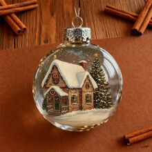 Krystalglasornament med vildtliv, 3D-dyr, 1-pakning