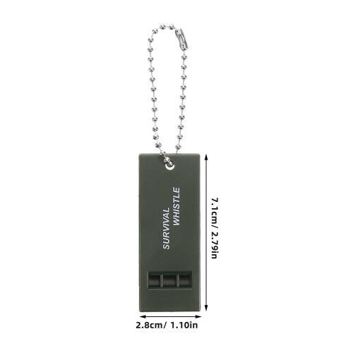 Survival Whistle High-Decibel Emergency Alert 3pcs 1