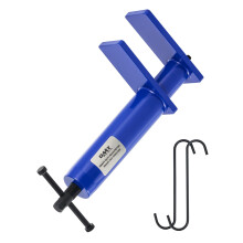 Brake Caliper Tool, Heavy Duty Universal Piston Compressor for Even Compression with Dual Hooks