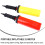 Manuelle Ballonpumpe – Verschiedene Farben, 2er-Pack 2
