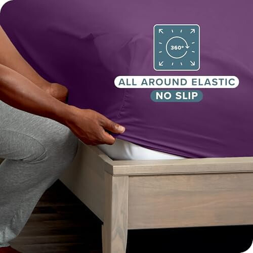 Σετ 2 Σεντόνια με Εφαρμοστή Σόλα Twin XL - Premium1800 Εξαιρετικά Μαλακές, Ανθεκτικές στις 2