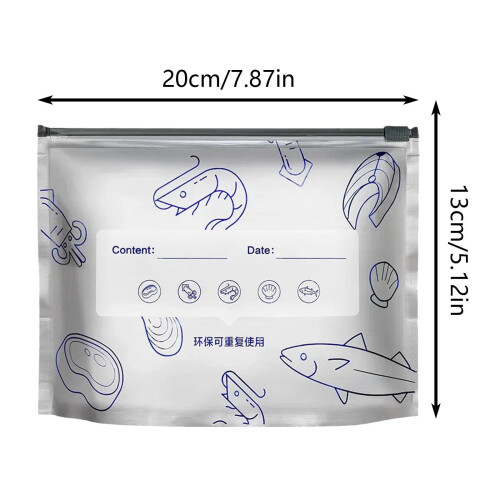 Sacs de rangement réutilisables en aluminium avec fermeture éclair (10) 2