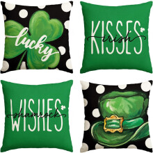 Kussenhoezen voor St. Patrick's Day, 16x16 inch, set van 4
