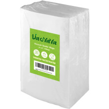 Bolsas de almacenamiento para sellador al vacío de alimentos para congelador de 100 cuartos de galón, 8x12 pulgadas, para sellar al vacío una