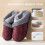 Γυναικείες παντόφλες Fuzzy, με επένδυση fleece, αφρό μνήμης, αντιολισθητική σόλα από 2