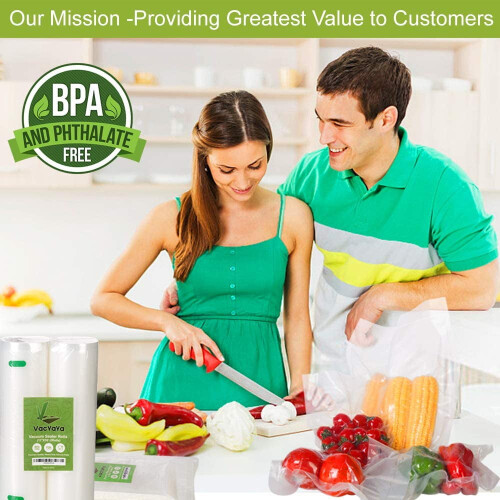 100Quart 8x12 ιντσών σακούλες αποθήκευσης τροφίμων για κατάψυξη, μέγεθος κενού, 2