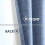 Cortinas de linho blackout azul-pedra, 2 peças, 42 x 84 polegadas 6