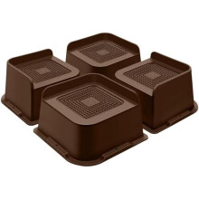 Rehausseurs de lit robustes de 7,6 cm (3 po) – Paquet de 4
