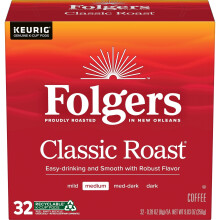 Klassisk rostning, medelrostat kaffe, Keurig K-Cup-kapslar, 32-pack förpackning