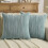 Housses de coussin en chenille 45 x 45 cm (lot de 2) 1