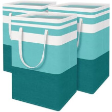 Wäschekorb freistehend wasserdicht 3er-Pack 75 l