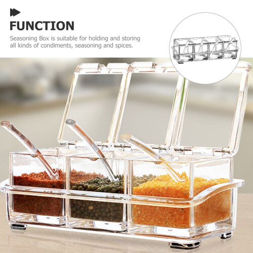 Conjunto de 1 pote para condimentos de cozinha 1