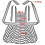Cotton Retro Apron for Women Red Dot Design 5