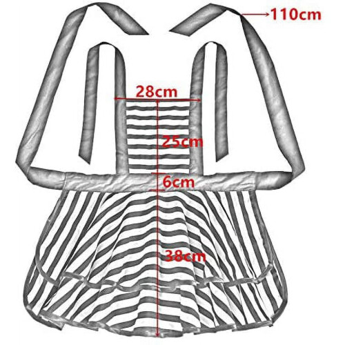 Cotton retro apron for women 1 piece 1