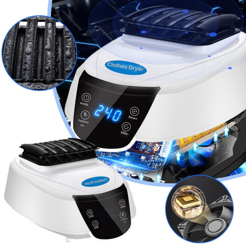 Portable Electric Clothes Dryer with Negative Ion Function 2