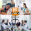 Mesh Office Chair with Armrests and Casters, Black 5