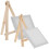 Canvas Tripod Wooden Easel 2 pcs 1