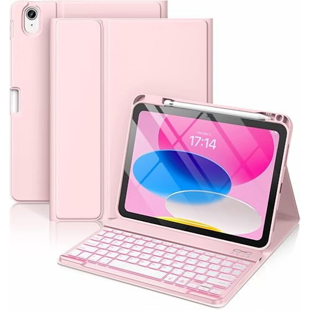 Ipad 11Th And 10Th Gen Case With Backlit Detachable 9132278252810