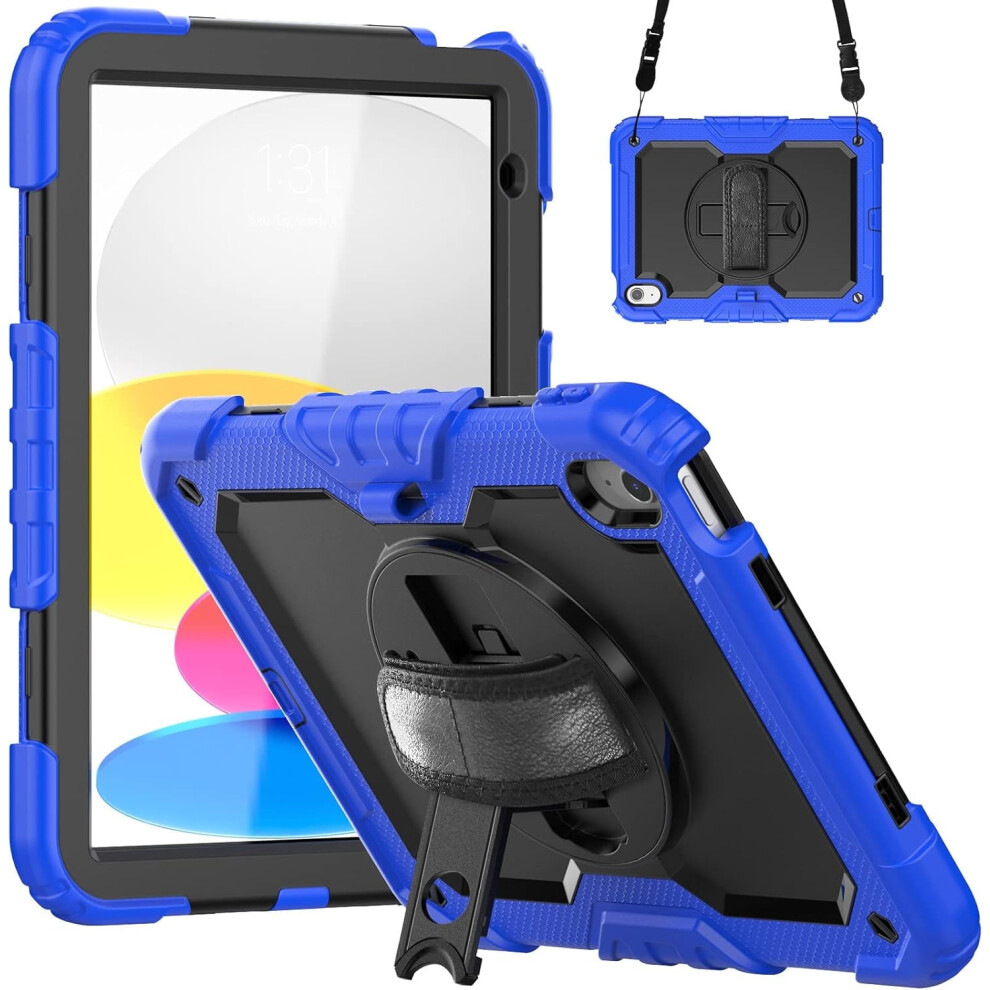 Ipad 11Th Gen Shockproof Case With Stand And Strap 9555307016854