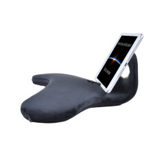 Suporte Facega para iPad – Suporte de cabeceira/mesa tipo almofada, suporte para tablet no colo, suporte seguro para dispositivo, preto