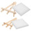Canvas Tripod Wooden Easel 2 pcs 8