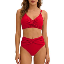 Dámské jednodílné bikiny s vysokým pasem – rozdělený design, konzervativní dvoudílné plavky na pláž, k bazénu a léto