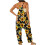 Macacão feminino com suspensórios, comprimento total, estilo casual, folgado, com bolsos e alças. 3