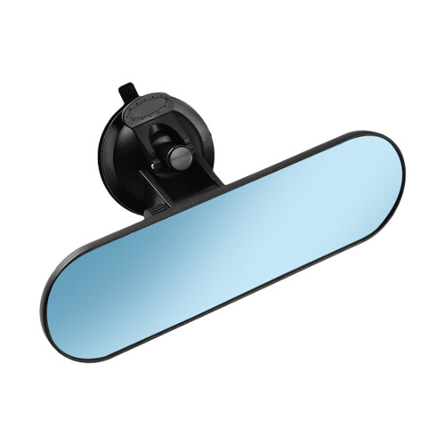 Espelho retrovisor universal para carro e caminhão, ajustável, com ventosa, 220*65mm