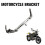 Udsalg nu! Universal motorcykelstøtteben i aluminium, fingerled, sølv. Deco E5U5 5