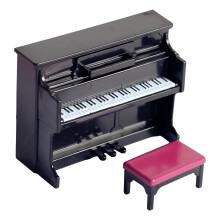 Dollhouse Furniture,Safe Practical Use Dollhouse Accessories,Cute Miniature Furniture Doll House Furniture,Black