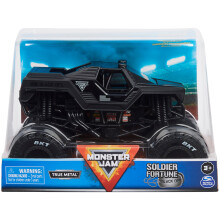, Official Soldier Fortune Black Ops Monster Truck, Collector Die-Cast Vehicle, 1:24 Scale