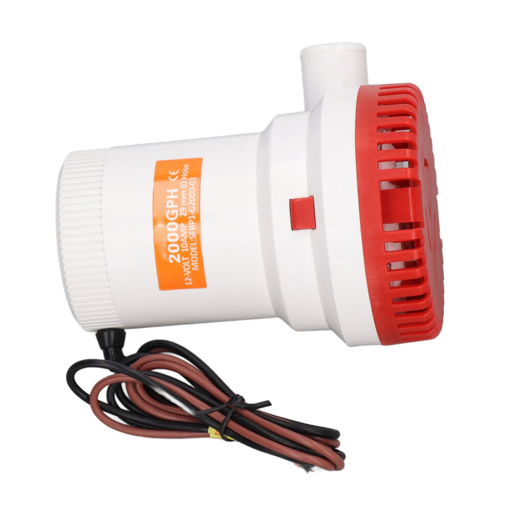 Submersible Marine Bilge Pump 2000GPH 12V