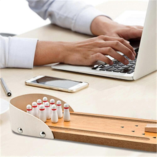 Tabletop Mini Bowling Game Set,Funny White Elephant Gifts for Adults 1