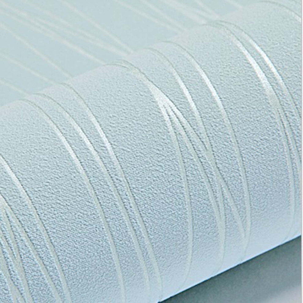 53X1000cm Modern Non-Woven Wallpaper Roll Glitter Stripe Textured Flocking Striped Wallcoverings For Bedroom Living Room 9353595278714