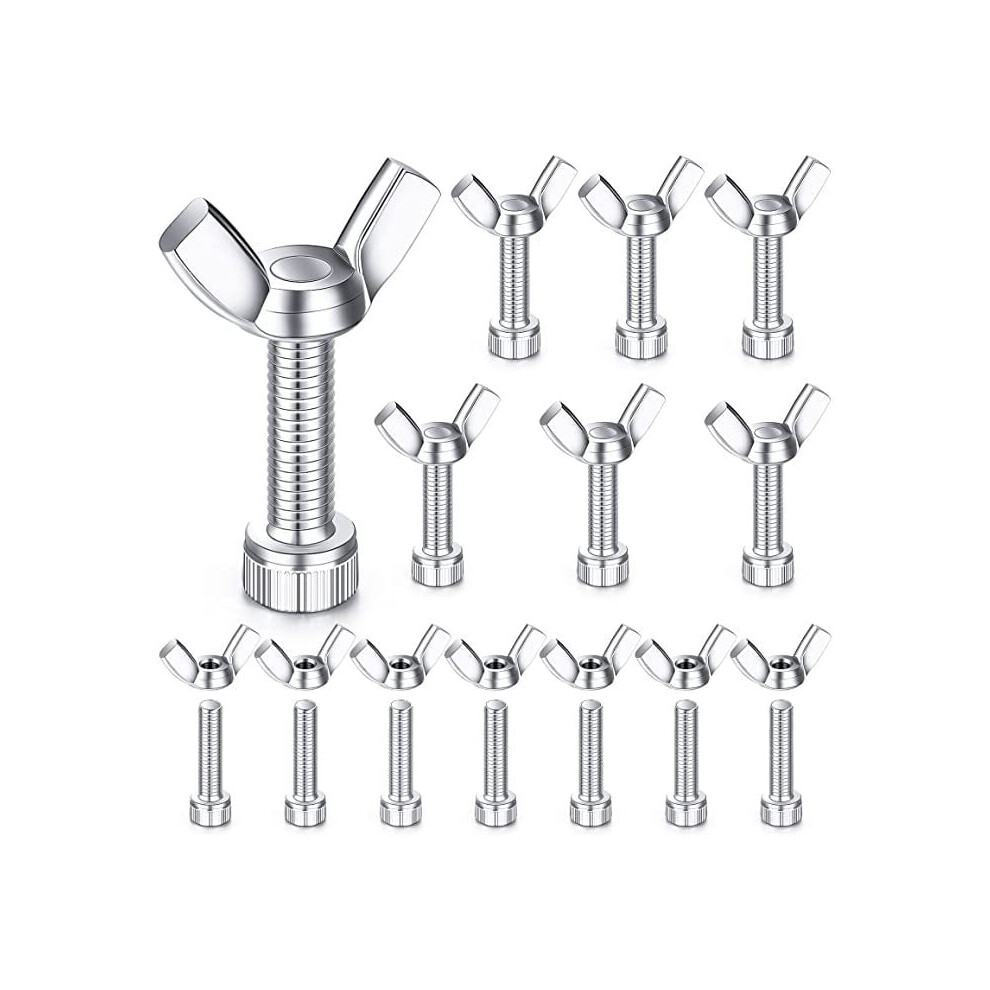 14Pcs Bat Pins For Pottery Wheel With Bolts And Wing Nuts Set Metal Bat Pins Replacements Pottery Tools For Wheel Ceramic Bat Silver 9353595278677