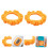 Copriwater in acrilico arancione OUNONA (2 pezzi) 4