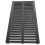 Sturdy Trench Cover Restaurant Drain Grate Oblong Outdoors Black 1