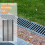 Sturdy Trench Cover Restaurant Drain Grate Oblong Outdoors Black 6