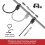Support de guirlande robuste et réglable pour porte d'entrée 5