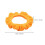 Copriwater in acrilico arancione OUNONA (2 pezzi) 2
