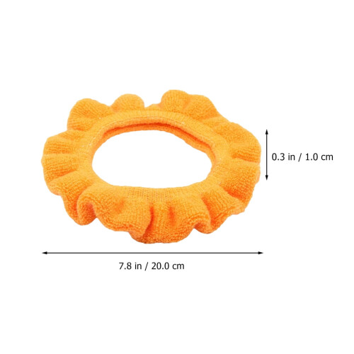 Copriwater in acrilico arancione OUNONA (2 pezzi) 1