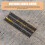 Sturdy Trench Cover Restaurant Drain Grate Oblong Outdoors Black 8