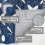 Round Area Rug Blue Geometric Moroccan Design 5 ft 4