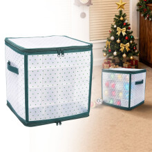 Christmas Ornament Storage Box with Dividers – Fits 64 Ornaments, Compatible with Xmas Decor