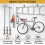 Crochets muraux de garage robustes – Acier, ensemble de 12 pièces 3