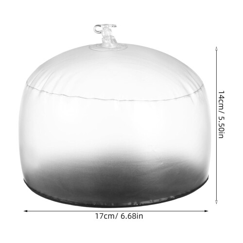 TOYMYTOY2Pcs Διαφανής Φουσκωτή Βάση για Καπέλο PVC για Επιτραπέζια Οθόνη 1