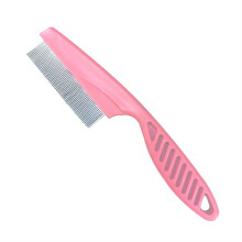ACDANC flea comb for dogs and cats pink Style 1