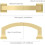 Kitchen Cabinet Handles Brushed Gold 3.75 Inch 10 Pack 2